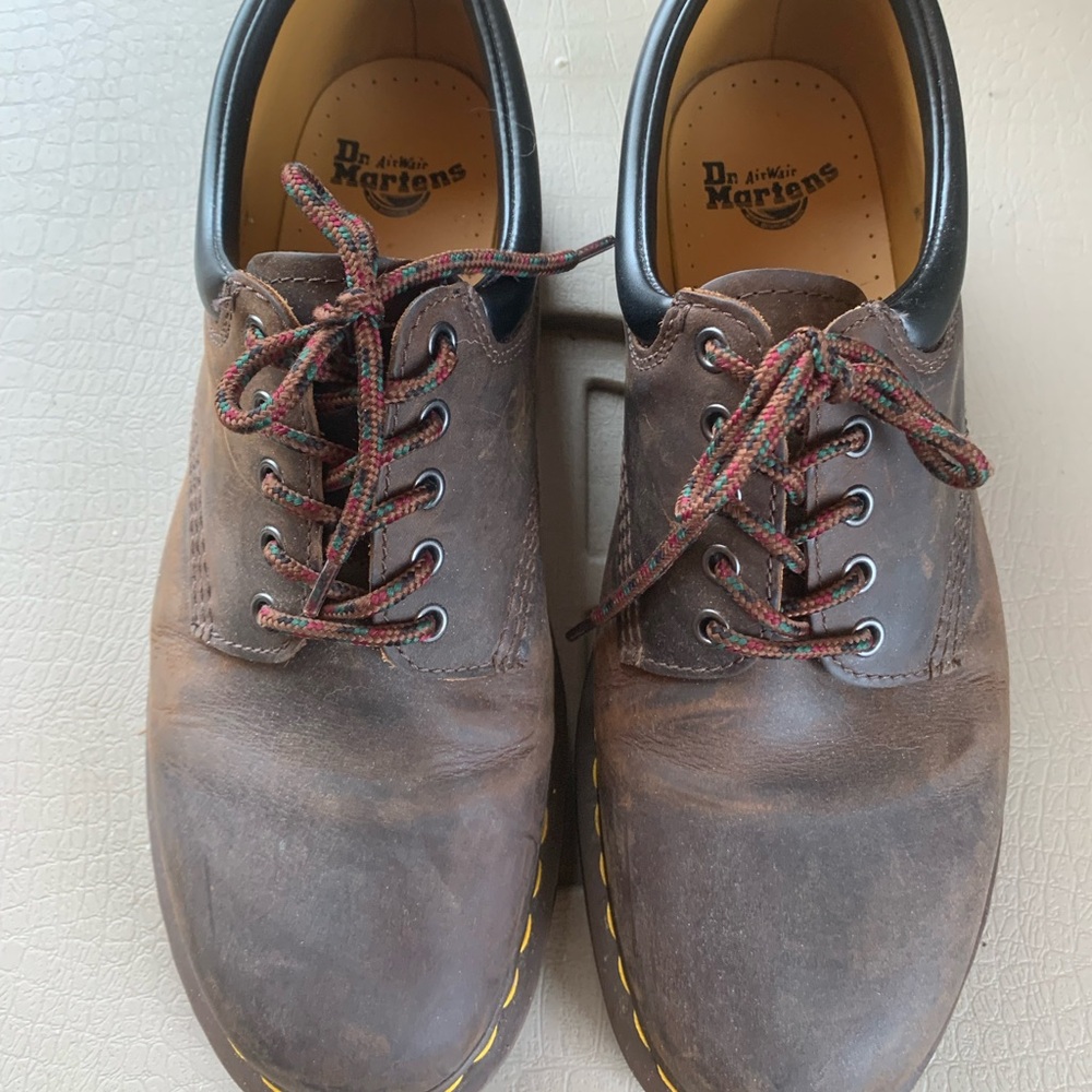 Dr. Martens Dark Brown Leather Oxfords